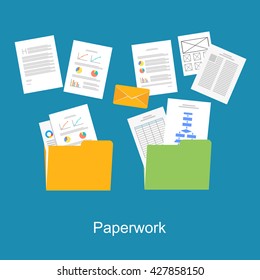 Paperwork, Documents icon.