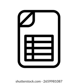 Paperwork Icon Vector From Business Management Line Set