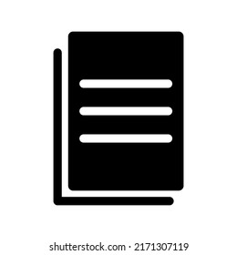 Illustration zum Design von Vektorsymbolen für Schreibarbeiten