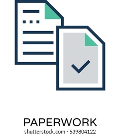 Paperwork Vector Icon 