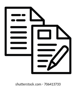 Paperwork Vector Icon