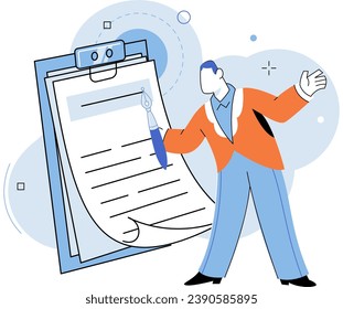 Paperwork. Vector illustration. Bureaucratic procedures cimpede timely completion paperwork A detailed financial report needs to be submitted to corporate headquarters The companys paperwork demands