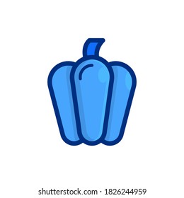 Paprika, Symbol für flache Umrisse