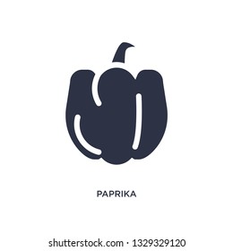 paprika icon. Simple element illustration from fruits and vegetables concept. paprika editable symbol design on white background. Can be use for web and mobile.