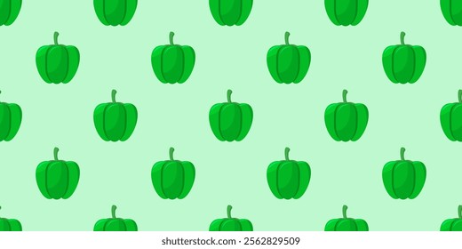 paprika pattern background. seamless pattern bell pepper. paprika flat illustration background. bell pepper pattern Background.