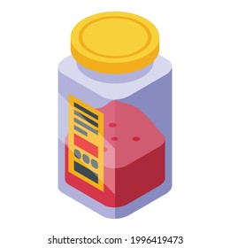 Paprika spices icon. Isometric of Paprika spices vector icon for web design isolated on white background