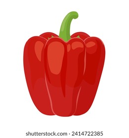 Paprika vector illustration material red