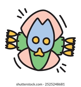 Papua Doodle Illustration - 07