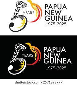 Papua New Guinea 50 Years Anniversary , 1975-2025