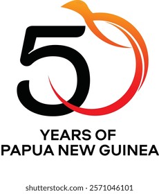 Papua New Guinea 50th Anniversary Logo Concept