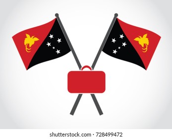 Papua New Guinea Emblem Business Kit