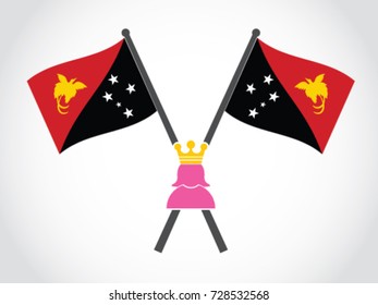 Papua New Guinea Emblem Queen