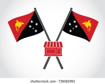 Papua New Guinea Emblem Small Business Owner
