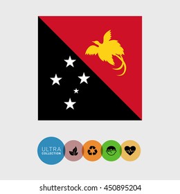 Papua New Guinea flag