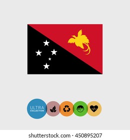 Papua New Guinea flag