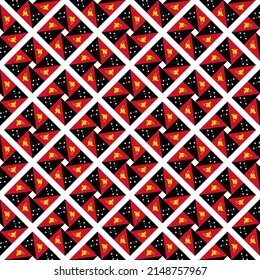 papua new guinea flag pattern. abstract background. vector illustration