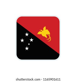 Papua New Guinea Flag. Papua New Guinea Square Flag.