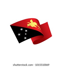 Papua New Guinea flag, vector
