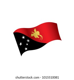 Papua New Guinea flag, vector