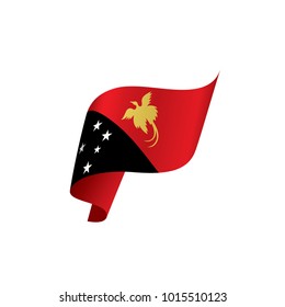 Papua New Guinea flag, vector