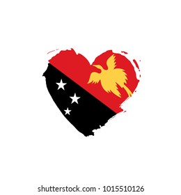 Papua New Guinea flag, vector