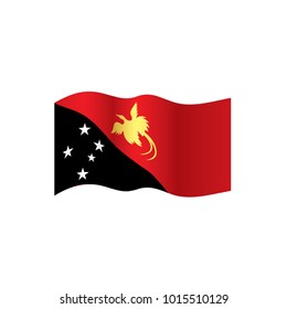 Papua New Guinea flag, vector