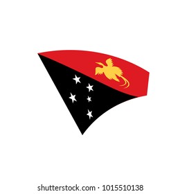 Papua New Guinea flag, vector