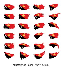 Papua New Guinea flag, vector
