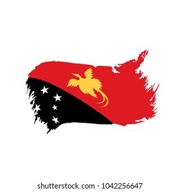Papua New Guinea flag, vector
