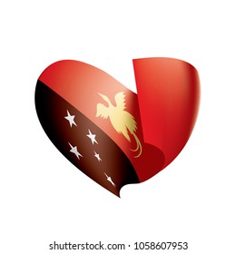 Papua New Guinea flag, vector