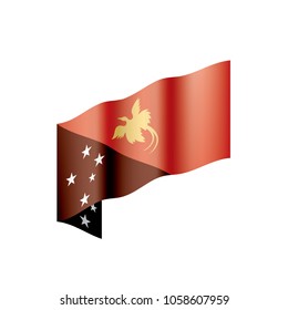 Papua New Guinea flag, vector