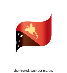 Papua New Guinea flag, vector