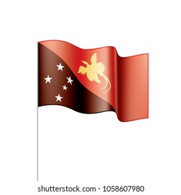 Papua New Guinea flag, vector