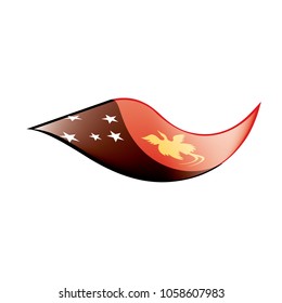 Papua New Guinea flag, vector