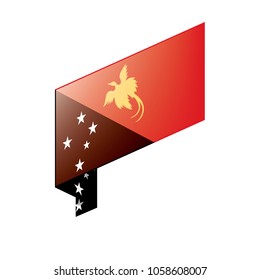 Papua New Guinea flag, vector