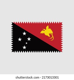 Papua New Guinea Flag Vector National Stock Vector (Royalty Free ...