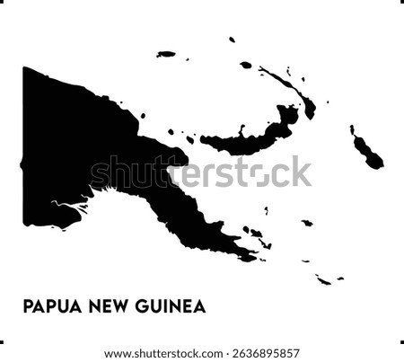 Papua New Guinea icon vector design, Papua New Guinea Logo design, Papua New Guinea unique charm and natural wonders, Use it in marketing materials, digital projects, Papua New Guinea map logo vector