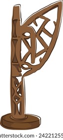 Papua Wood Carving, Asmat Tribe