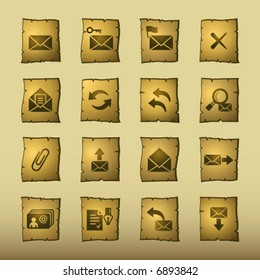 E-Mail-Symbole von Papyrus