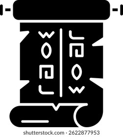 Papyrus Line vector Icon Design