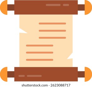 Papyrus Line vector Icon Design