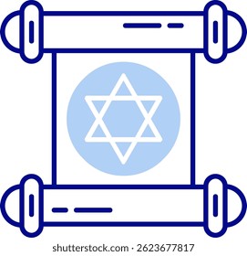 Papyrus Line vector Icon Design
