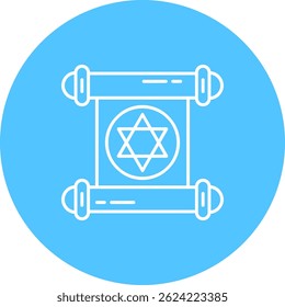 Papyrus Line vector Icon Design