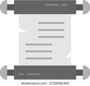 Línea de Papiro Vector Icon Design