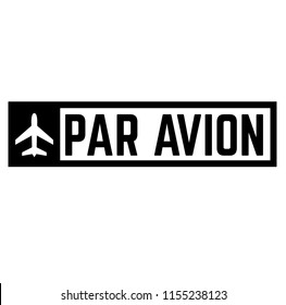 par avion stamp