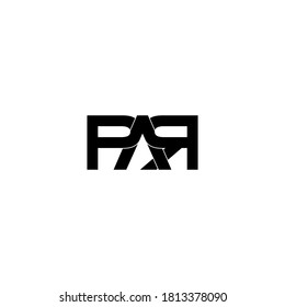 par letter original monogram logo design