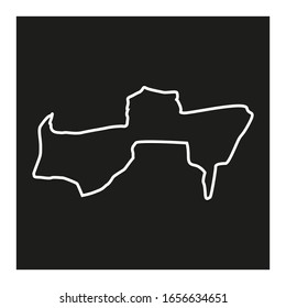 para region map in suriname country