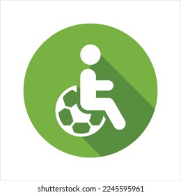 Para sports icon vector graphic illustration