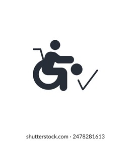 para sports icon. vector.Editable stroke.linear style sign for use web design,logo.Symbol illustration.