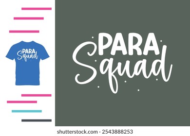 Para squad t shirt design